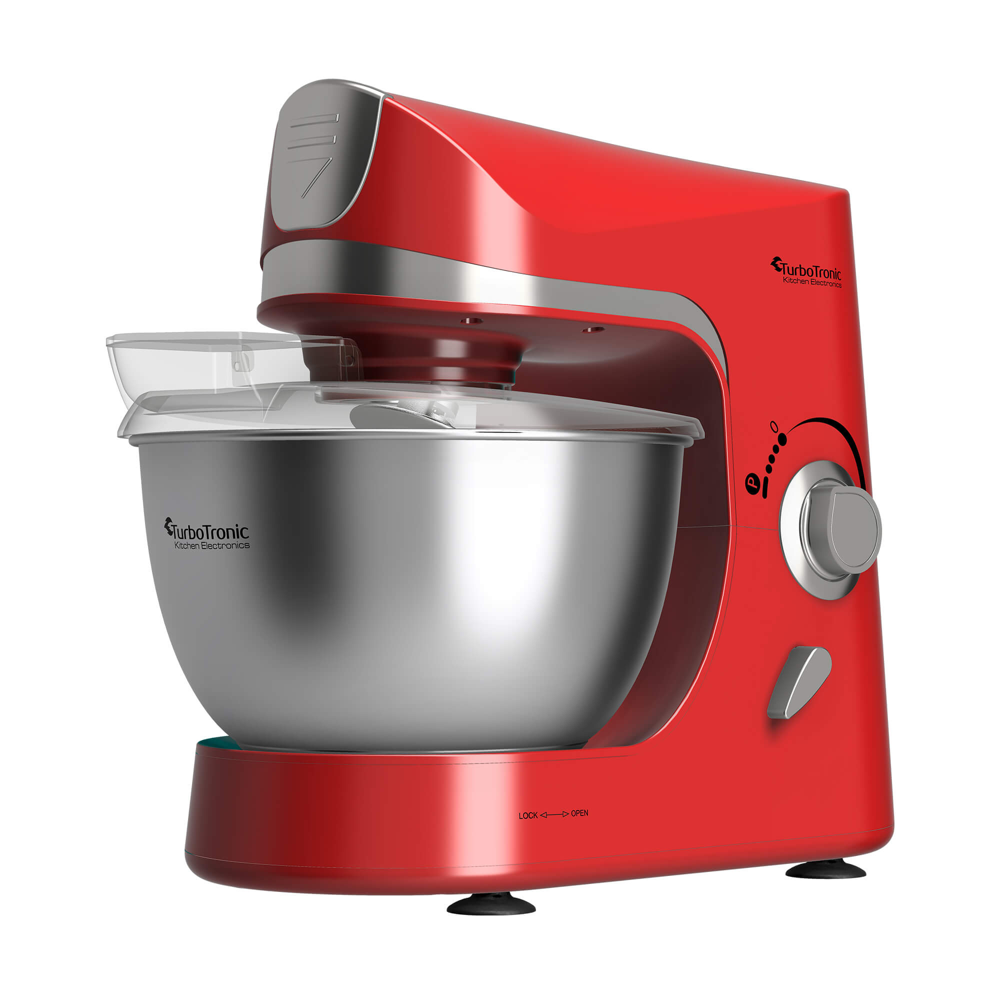 Robot Kuchenny Planetarny Mikser TurboTronic Moc 2000w misa 5L Czerwony