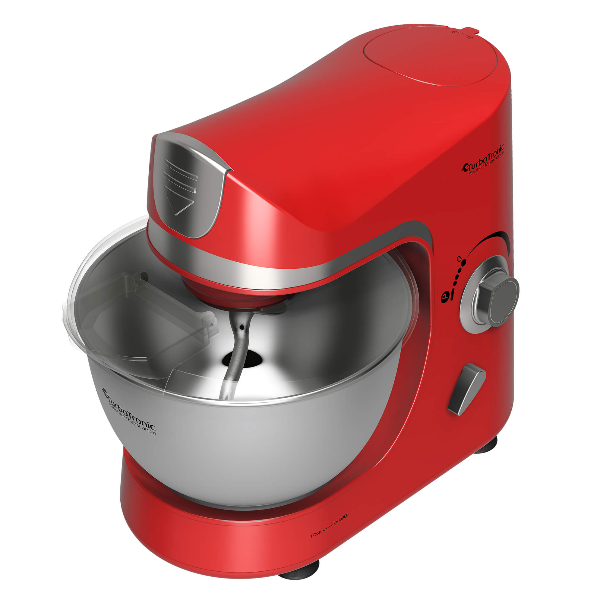Robot Kuchenny Planetarny Mikser TurboTronic Moc 2000w misa 5L Czerwony