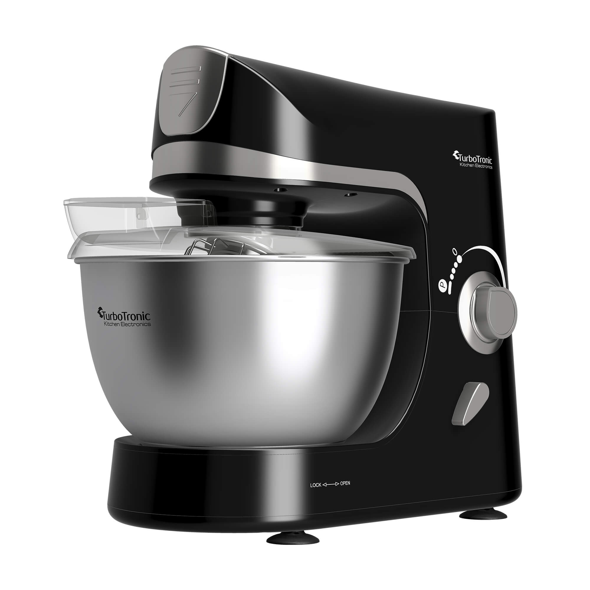Robot Kuchenny Planetarny Mikser TurboTronic Moc 2000w misa 5L Czarny