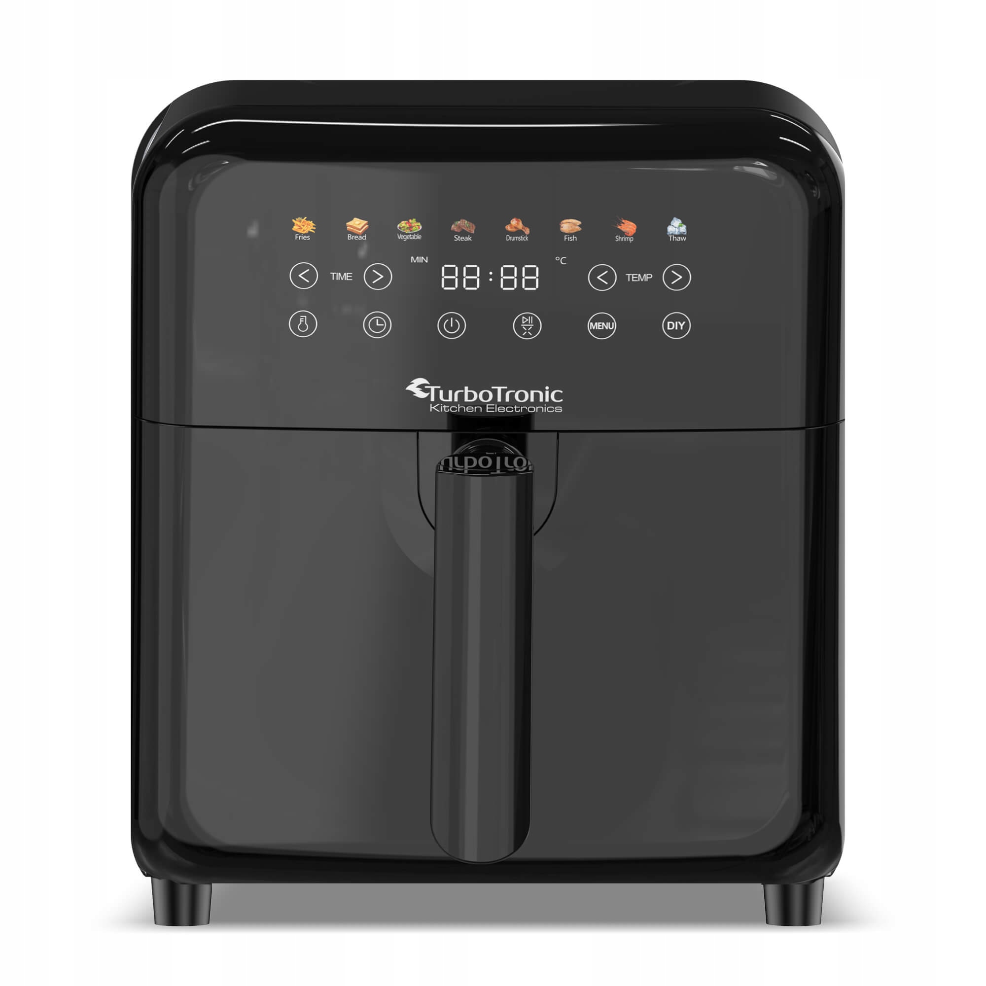 Frytownica beztłuszczowa TurboTronic air fryer metalowe wnętrze  1600w 6L