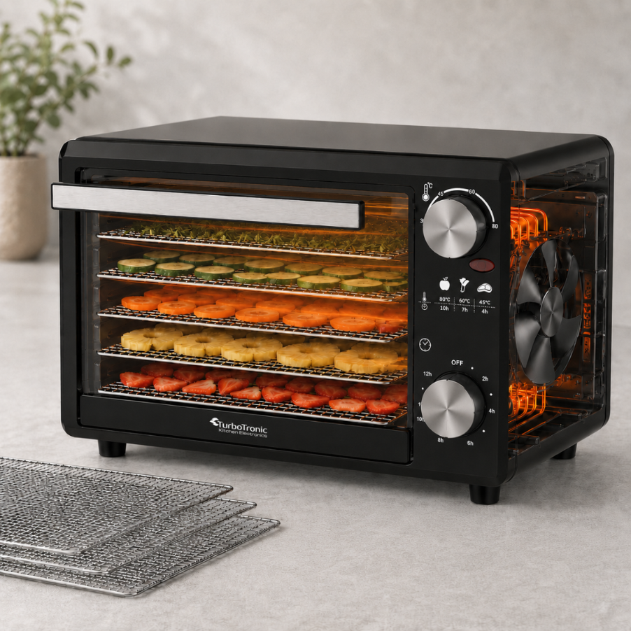 Suszarka do grzybów TurboTronic owoców dehydrator 350W 14L