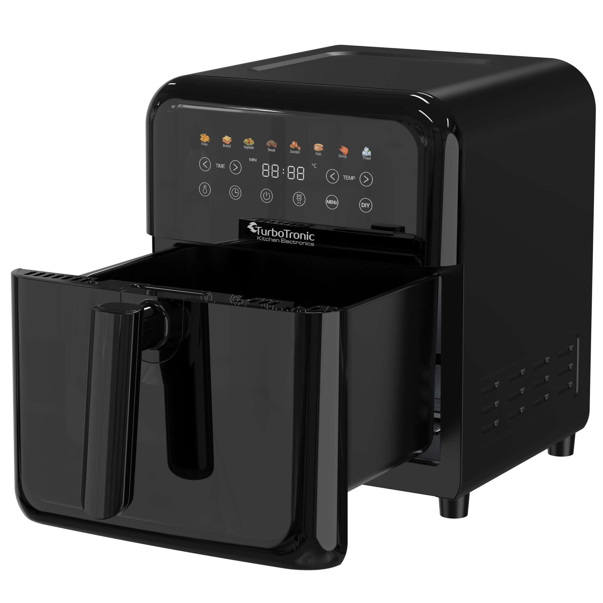 Frytownica beztłuszczowa TurboTronic air fryer metalowe wnętrze  1600w 6L