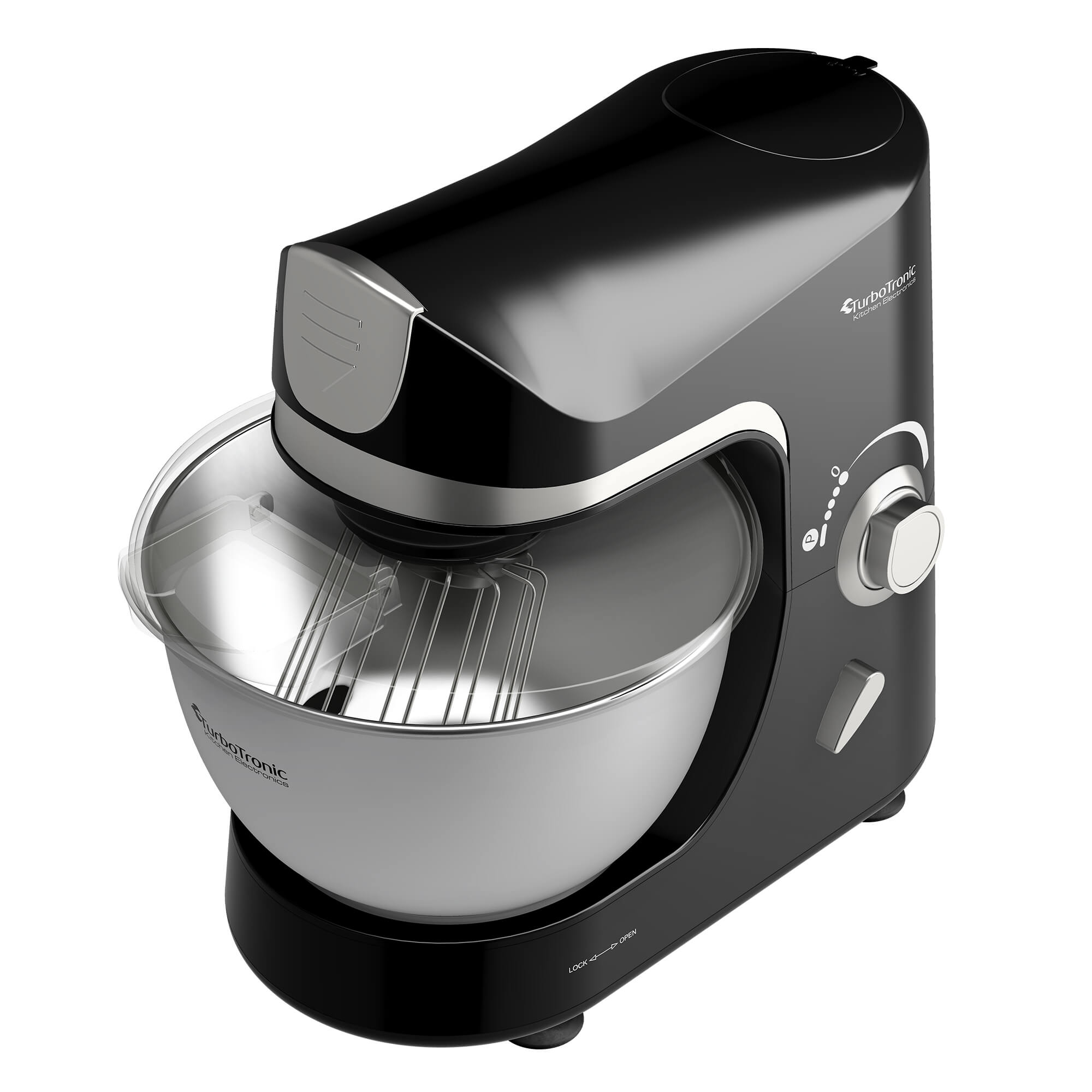 Robot Kuchenny Planetarny Mikser TurboTronic Moc 2000w misa 5L Czarny