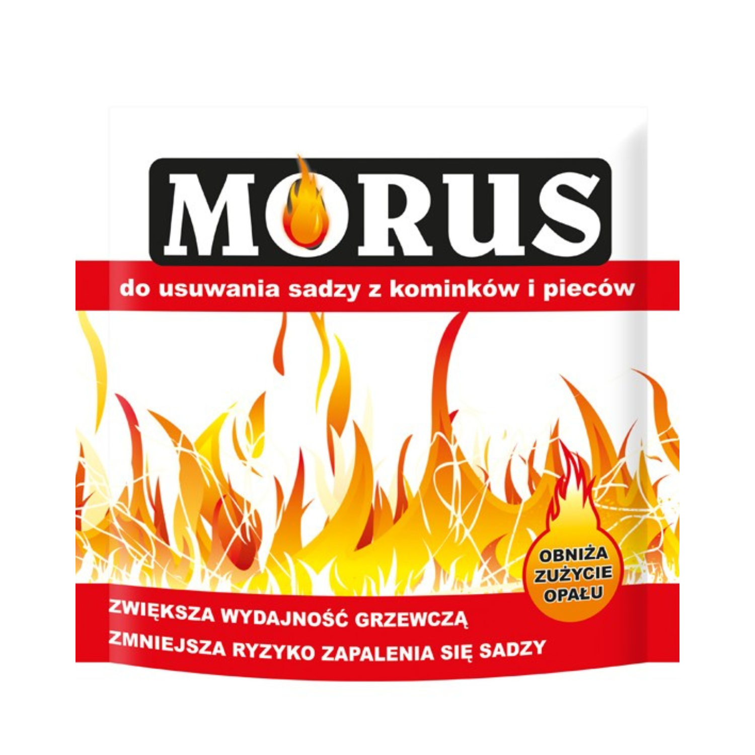 Morus - proszek do usuwania sadzy z kominków i pieców - Opakowanie 50g 2