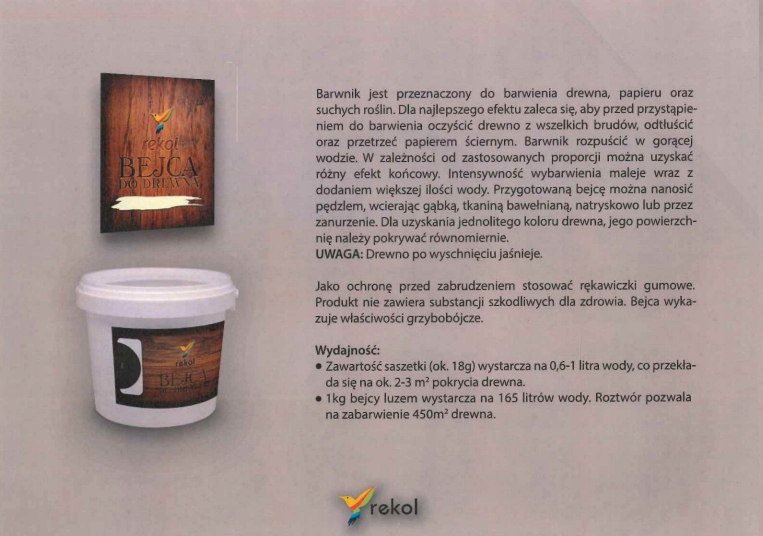 Bejca farba do drewna papieru ZIELONY CIEMNY