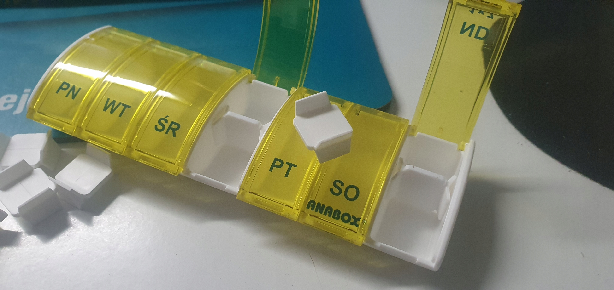 Separator do organizerów anabox 7x1 na tabletki x7