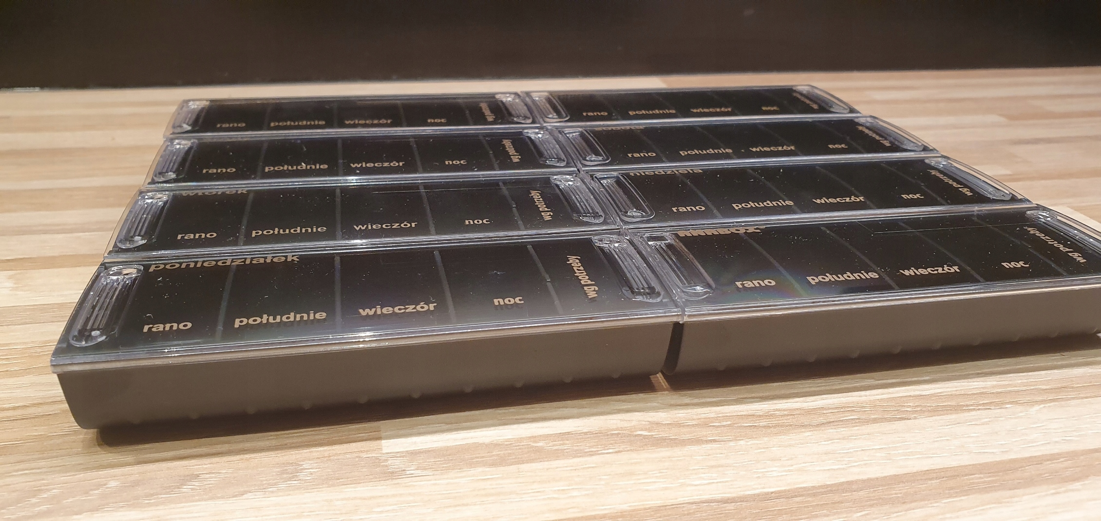 Pudełko pojemnik na tabletki leki ORGANIZER anabox