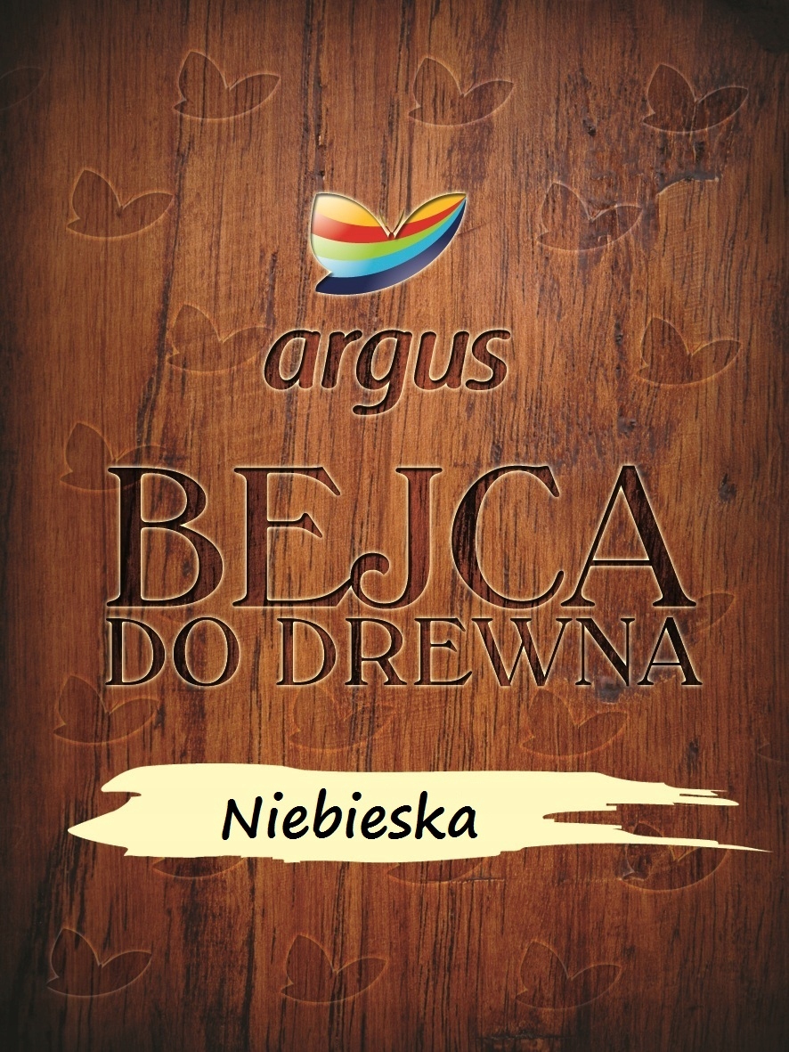 Bejca farba do drewna papieru NIEBIESKA