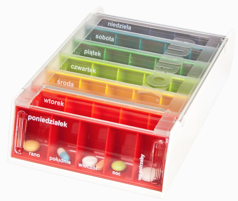 Apteczka na leki tabletki witaminy schowek