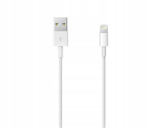 KABEL USB IPHONE BIAŁY 1M LIGHTNING ZAMIENNIK HQ