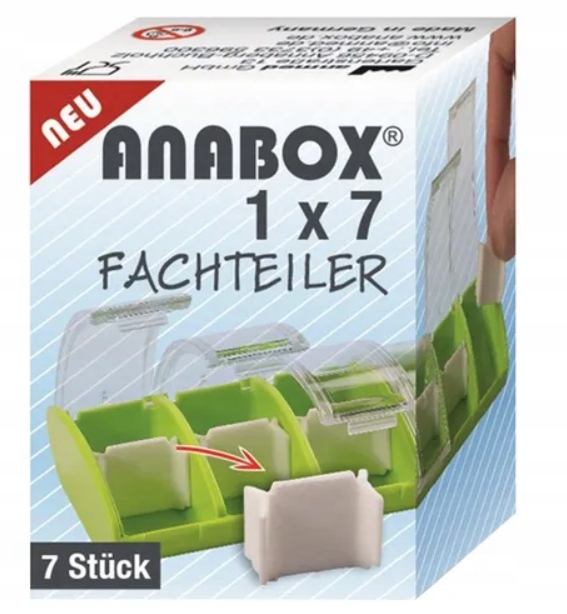 Separator do organizerów anabox 7x1 przegródki