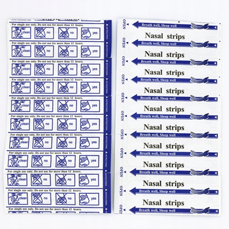 50 PLASTRÓW NA NOS CHRAPANIE PRZECIW CHRAPANIU