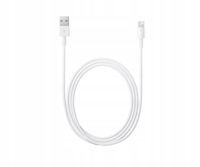 KABEL USB IPHONE BIAŁY 1M LIGHTNING ZAMIENNIK HQ