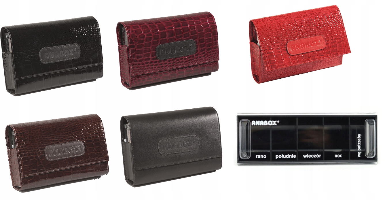 Pudełko pojemnik na tabletki leki ORGANIZER anabox