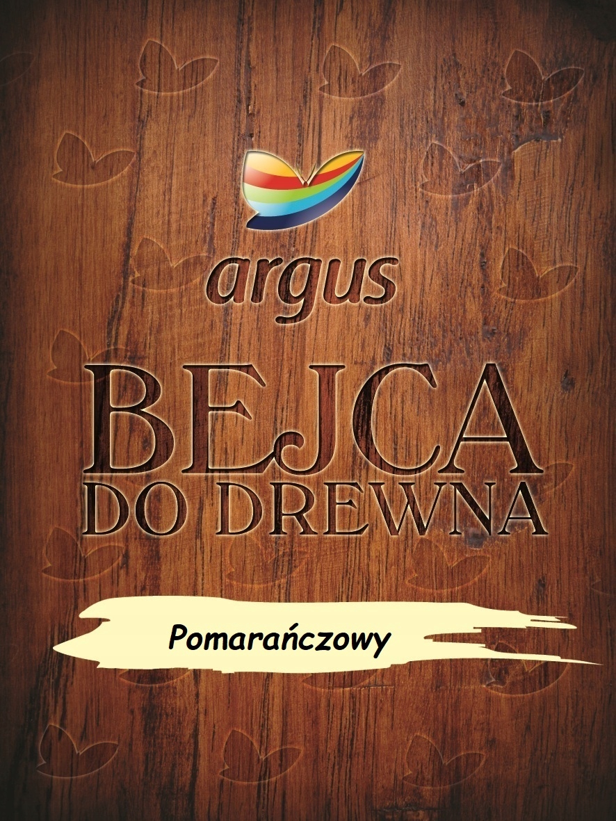 Bejca farba do drewna papieru roślin POMARAŃCZOWY