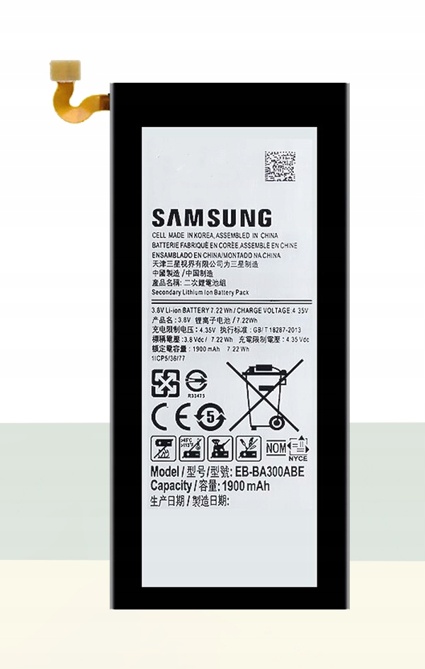 ORYGINALNA BATERIA SAMSUNG EB-BA300ABE A3 2015