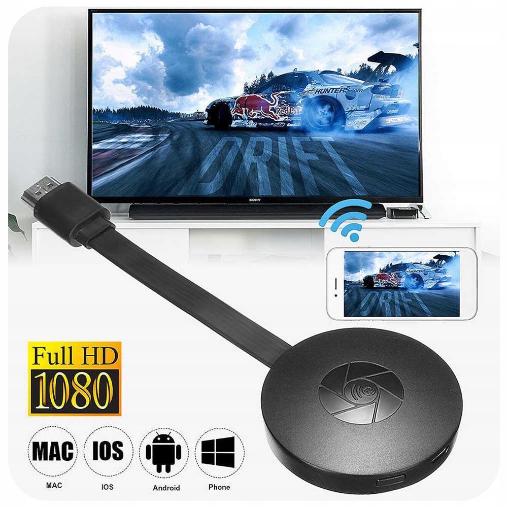 BEZPRZEWODOWY ADAPTER WIFI HDMI 2w1 MIRRORSCREEN