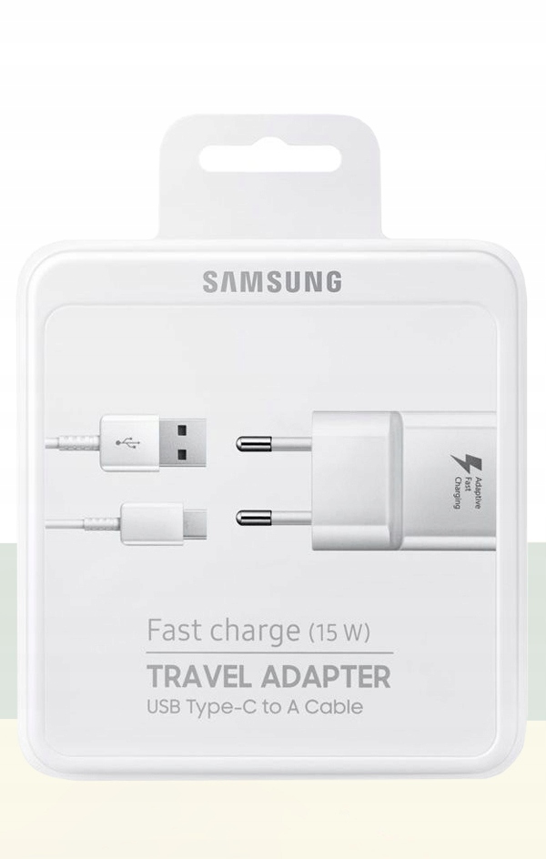 ORYGINALNA ŁADOWARKA SAMSUNG FAST CHARGE + KABEL C