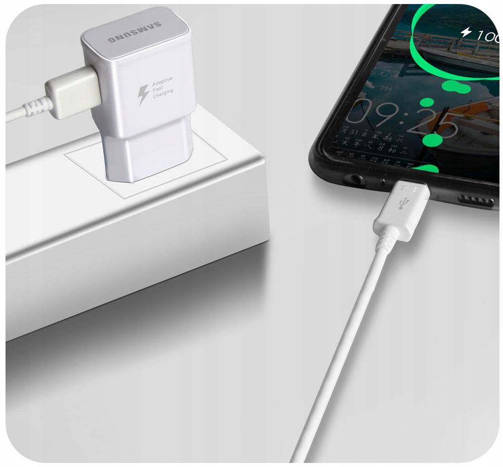 ŁADOWARKA SAMSUNG FAST CHARGE + KABEL MICRO 1.2M