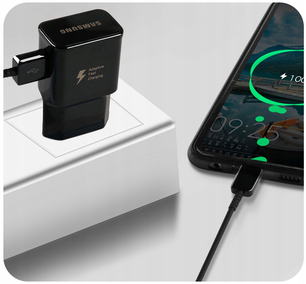 ŁADOWARKA SAMSUNG FAST CHARGE + KABEL MICRO 1.2M