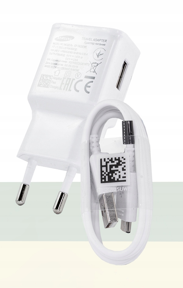 ORYGINALNA ŁADOWARKA SAMSUNG FAST + KABEL MICRO