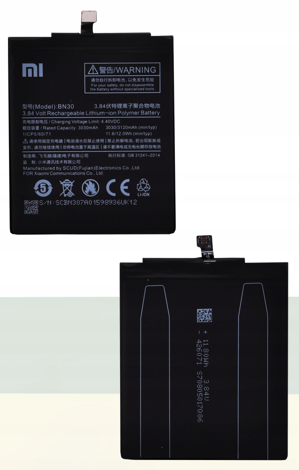 ORYGINALNA BATERIA XIAOMI BN30 REDMI 4A