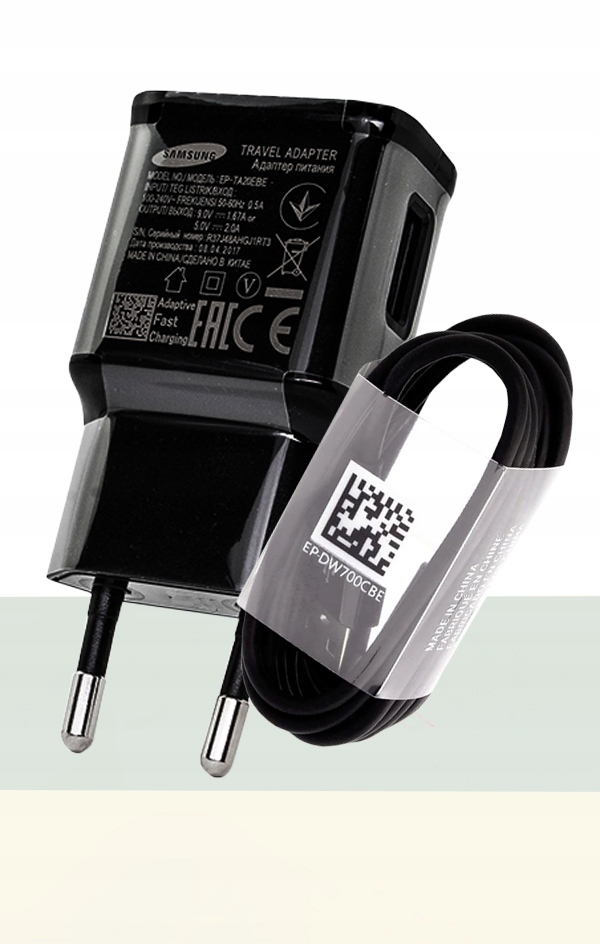 ORYGINALNA ŁADOWARKA SAMSUNG FAST CHARGE + KABEL C