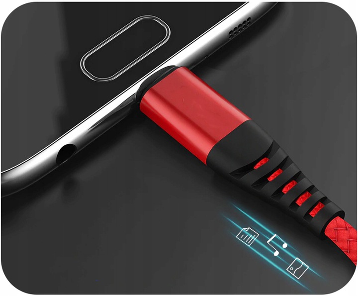 ŁADOWARKA SAMOCHODOWA QC 3.0 + NYLON KABEL MICRO