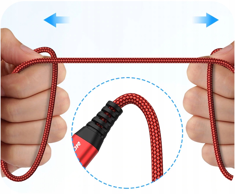 ŁADOWARKA SAMOCHODOWA QC 3.0 + NYLON KABEL MICRO