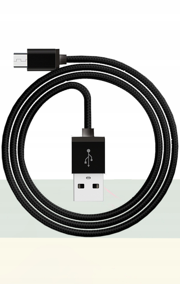WZMACNIANY KABEL MICRO USB QC 3.0 QUICK CHARGE 1M
