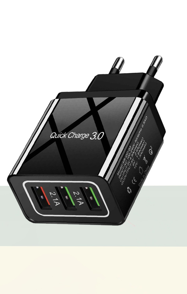 SZYBKA ŁADOWARKA SIECIOWA USB QUICK CHARGE 3.0