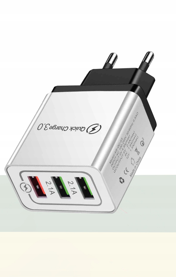 SZYBKA ŁADOWARKA SIECIOWA USB QUICK CHARGE 3.0