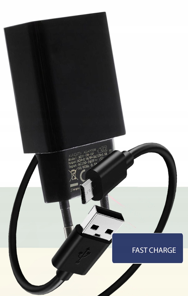 ORYGINALNA ŁADOWARKA FAST CHARGE XIAOMI MICROUSB