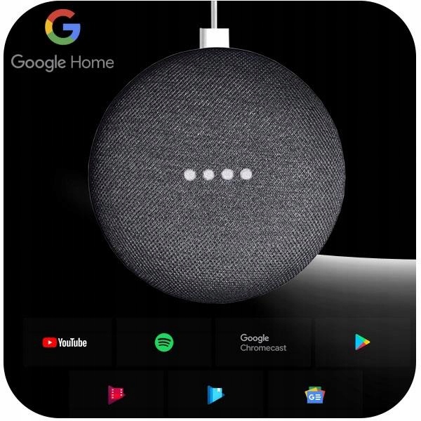 INTELIGENTNY GŁOŚNIK GOOGLE HOME MINI WIFI BT