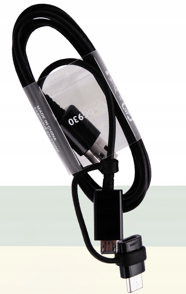 ORYGINALNY KABEL 2W1 SAMSUNG MICRO USB TYP C 1.5M