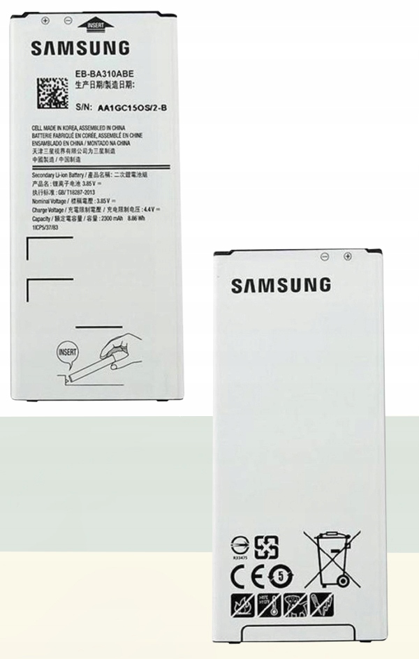 ORYGINALNA BATERIA SAMSUNG EB-BA310ABE A3 2016