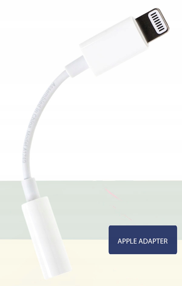 ORYGINALNY ADAPTER APPLE LIGHTNING DO JACK 3,5mm