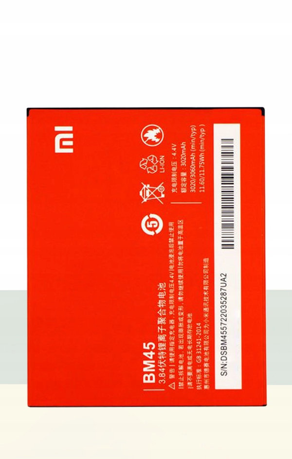 ORYGINALNA BATERIA XIAOMI REDMI NOTE 2 BM45