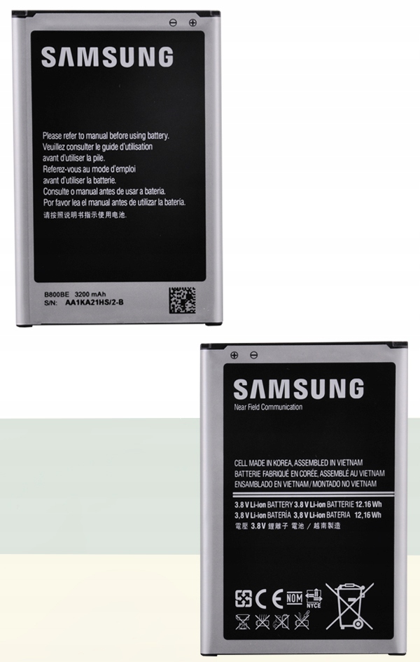 ORYGINALNA BATERIA SAMSUNG B800BE GALAXY NOTE 3