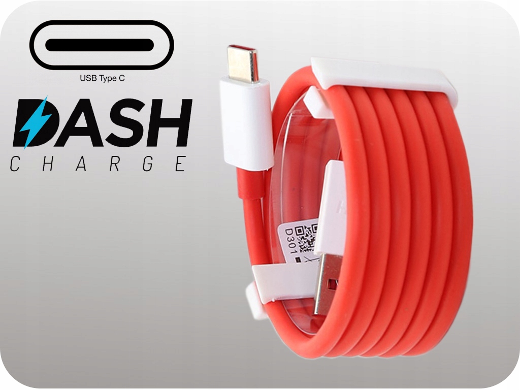 ORYGINALNY KABEL OnePlus DASH CHARGE TYP C 1M