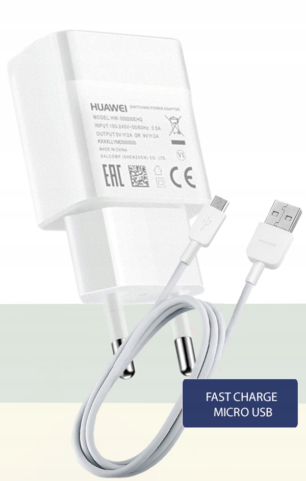 ORYGINALNA ŁADOWARKA HUAWEI QUICK CHARGE MICRO USB