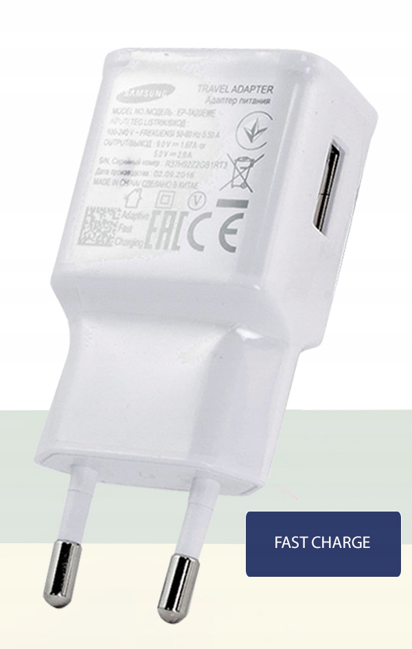 ORYGINALNA ŁADOWARKA SAMSUNG EP-TA20 FAST CHARGE