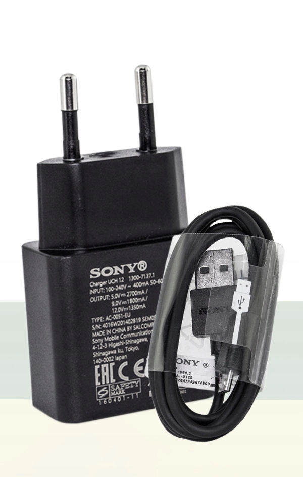 ORYGINALNA ŁADOWARKA SONY UCH12 FAST CHARGE MICRO