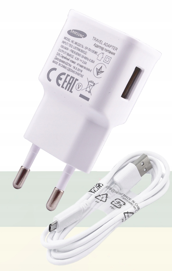 ŁADOWARKA SAMSUNG EP-TA10EWE 2A + KABEL MICROUSB