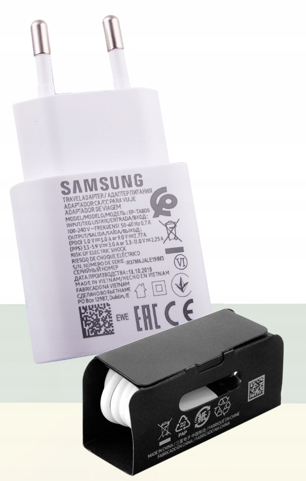 ŁADOWARKA SAMSUNG SUPER FAST CHARGE 25W + KABEL C