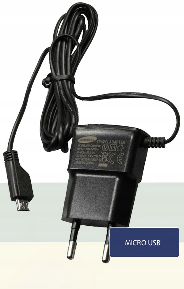 ORYGINALNA ŁADOWARKA SAMSUNG MICROUSB ETA0U10EBE