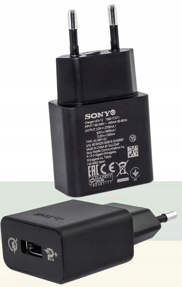 ORYGINALNA ŁADOWARKA USB SONY UCH12 FAST CHARGE