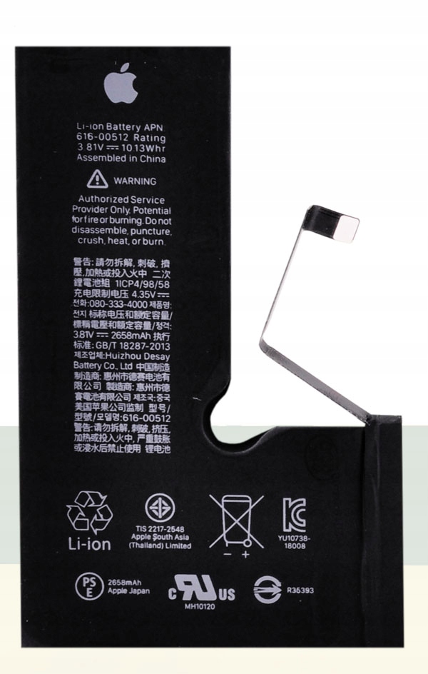 BATERIA APPLE DO APPLE iPHONE XS