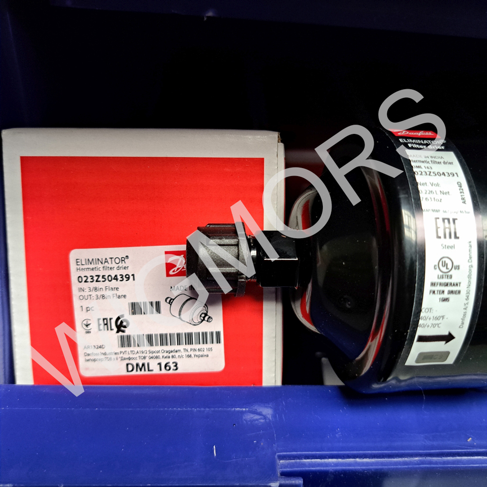 Hermetic filter drier Danfoss DML 163 023Z5043 / 023Z504391 3/8