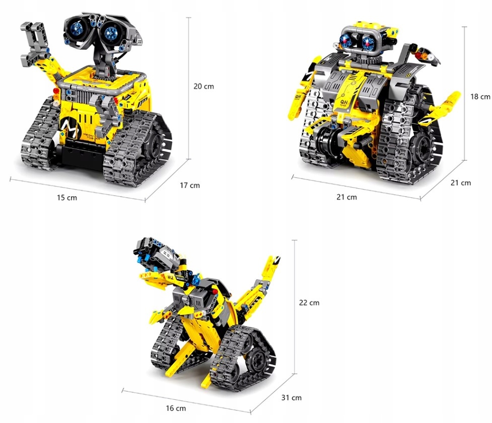 Klocki Robot 3w1 - karton 8039